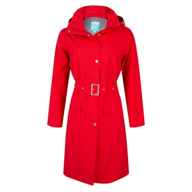Raincoat Happy Rainy Days Long Coat Rosa Red