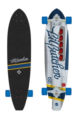 Longboard Street Surfing Cut Kicktail 36 Inch Lil Butcher