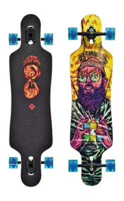 Longboard Street Surfing Freeride 39 Inch Curve Holy Cube