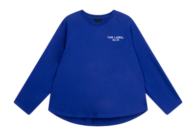 Longsleeve Alix The Label Women Raglan Intense Blue