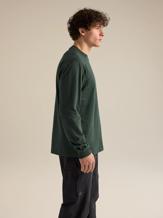 3---F26_X000009714_000980_Kragg_Cotton_Shirt_LS_Dark_Jade_Men_M_Side-View_Lowres