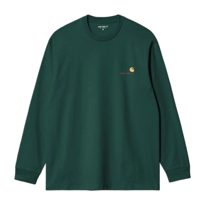 Langarmshirt Carhartt WIP L/S American Script Unisex Dark Fir