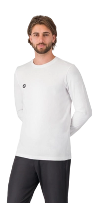 Longsleeve Castelli Men Sleeve Logo White