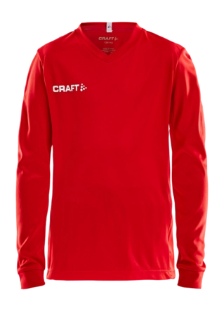 Longsleeve Craft Kids Squad Go Jersey Solid Bright Red Ergonomische fit