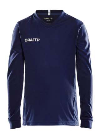 Longsleeve Craft Kids Squad Go Jersey Solid Navy Ergonomische pasvorm