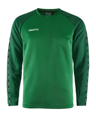 Longsleeve Craft Men Squad 2.0 Crewneck Team Green-Ivy