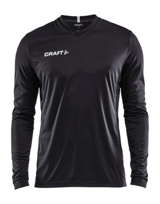 Longsleeve Craft Men Squad Jersey Solid LS Black Regular Fit