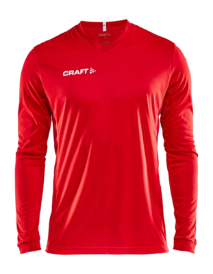 Longsleeve Craft Men Squad Jersey Solid LS Bright Red Regular Fit
