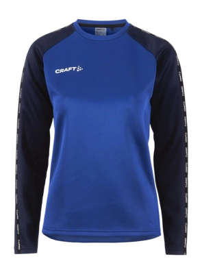 Longsleeve Craft Women Squad 2.0 Crewneck Club Cobolt-Navy