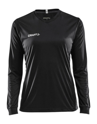 Longsleeve Craft Women Squad Jersey Solid LS Black Regular Fit