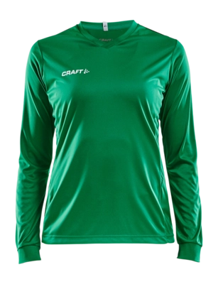 Longsleeve Craft Women Squad Jersey Solid LS Team Green Regular Fit