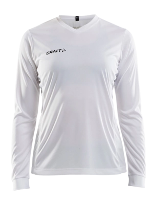 Longsleeve Craft Women Squad Jersey Solid LS White Regular Fit