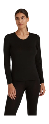 Longsleeve Falke Women Daily ClimaWool Black