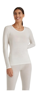 Longsleeve Falke Women Daily ClimaWool Off-White
