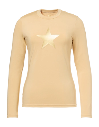 Longsleeve Goldbergh Women Lumen Long Sleeve Top Lark Slim fit