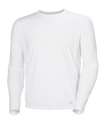 Longsleeve Helly Hansen Men Shine Solen LS Crew White Regular Fit