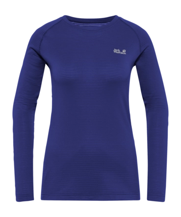 Longsleeve Jack Wolfskin Women Infinite Warm LS Glow Ink Slim Fit