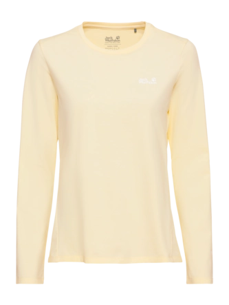 Longsleeve Jack Wolfskin Women Trail LS Vanilla Cream Regular Fit