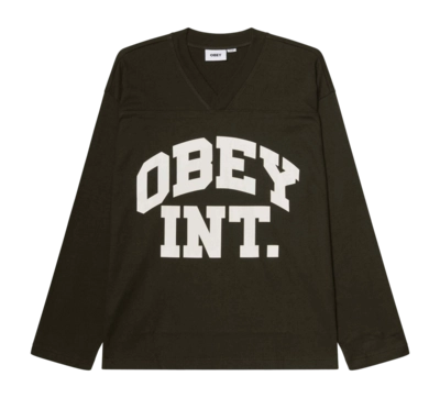 Longsleeve Obey Men Obey Football Jersey Rosin