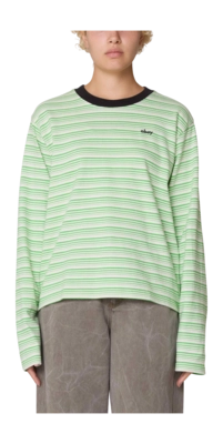 Longsleeve Obey Women Dorothy Stripe Natural Multi