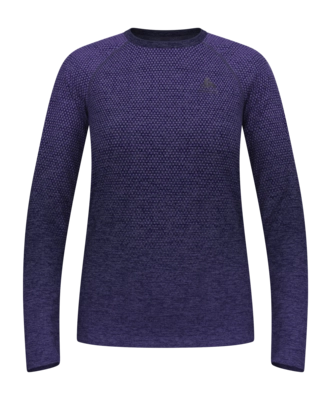 Longsleeve Odlo Women Essential Seamless Eclipse Melange Regular Fit