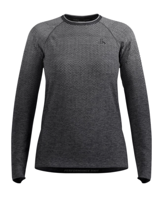 Longsleeve Odlo Women Essential Seamless Stone Grey Melange Regular Fit