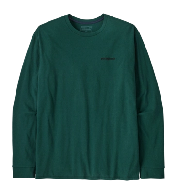 Longsleeve Patagonia Men L/S P-6 Logo Responsibili-Tee Cascade Green