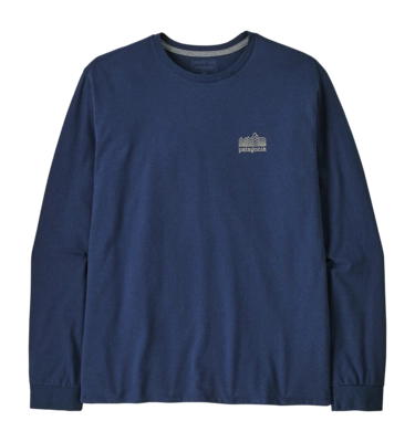 Longsleeve Patagonia Men L/S Strataspire Responsibili-Tee Clement Blue
