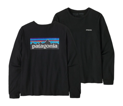 Longsleeve Patagonia Women L/S P-6 Logo Responsibili-Tee Black