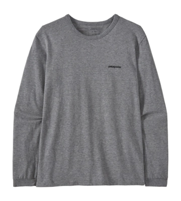 Longsleeve Patagonia Women L/S P-6 Logo Responsibili-Tee Gravel Heather