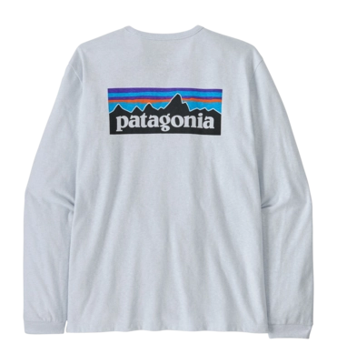 Longsleeve Patagonia Women L/S P-6 Logo Responsibili-Tee White
