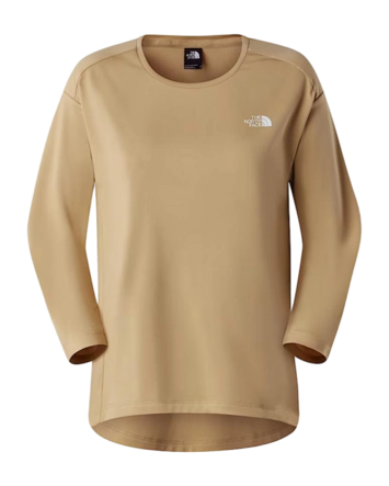 Longsleeve The North Face Women Tanken 3/4 Khaki Stone Regular Fit