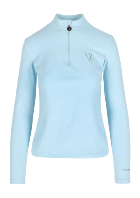 Longsleeve Vieux Jeu Women Renee Light Blue Top Slim Fit