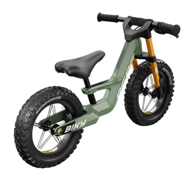 Loopfiets BERG Biky Cross Handbrake Green | Loopfietsstore