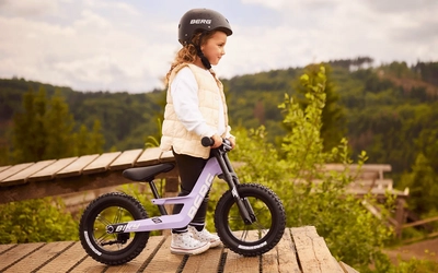 Loopfiets BERG Biky Cross Handbrake Purple | Loopfietsstore