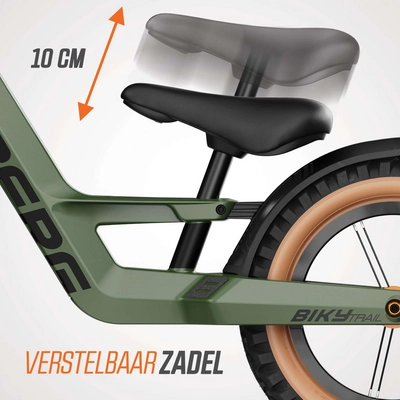 Loopfiets BERG Biky Trail Handbrake Green | Loopfietsstore