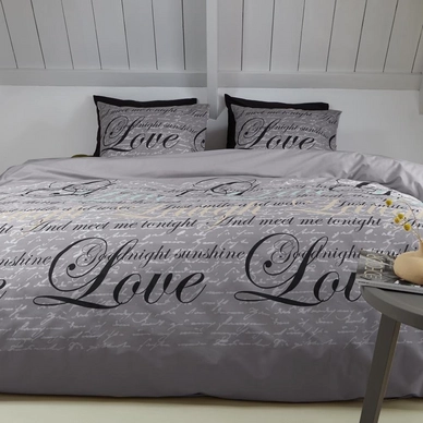 Dekbedovertrek Beddinghouse Loveday Light Blue Katoen