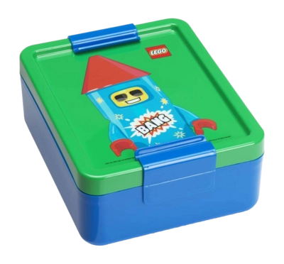 Lunchbox Lego Rocket Groen
