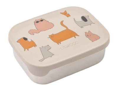 Lunchbox Liewood Kids Arthur Printed Lunchbox Cats And Dogs / Sandy