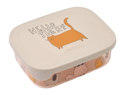 Lunchbox Liewood Kids Arthur Tritan Lunchbox Cats And Dogs / Sandy