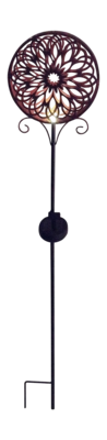 Lampe de Jardin Luxform Solar Stick Light Mandala Sun Shine (Lot de 2)