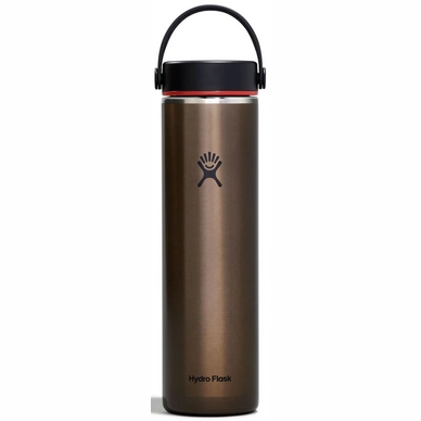 Bouteille Isotherme Hydro Flask Lightweight Wide Flex Cap Obsidian 709 ml