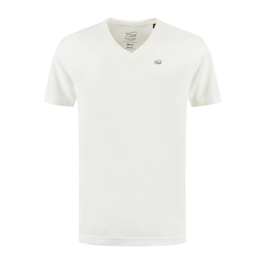 T-shirt Blue Loop Homme Relinen Landscape V-neck Raw