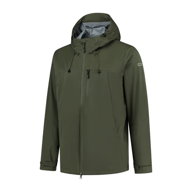 Jas Blue Loop Men Virga Shell Rainjacket Botanic Green