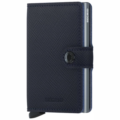 Wallet Secrid Miniwallet Saffiano Navy