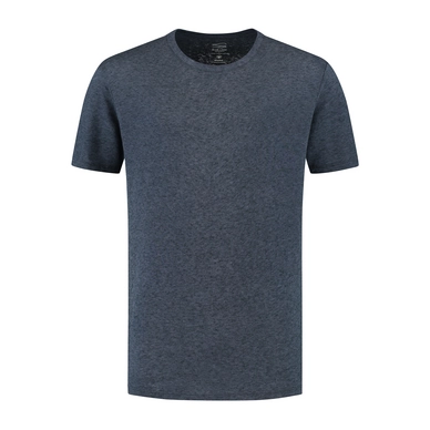 T-Shirt Blue Loop Men Woolcel T Mood Indigo