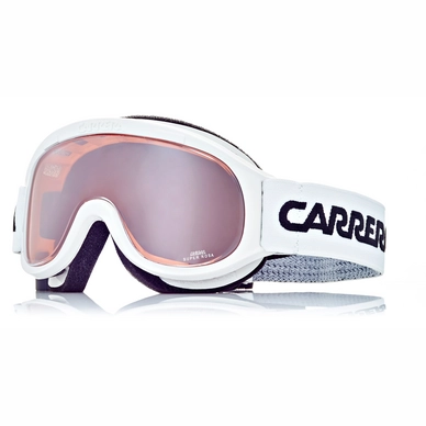 Skibril Carrera Medal OTG White Shiny Frame/Super Rosa Lens