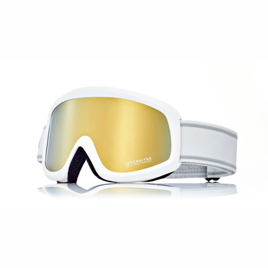 Skibril Carrera Adrenalyne/US White Matte Frame/Gold Multilayer Lens