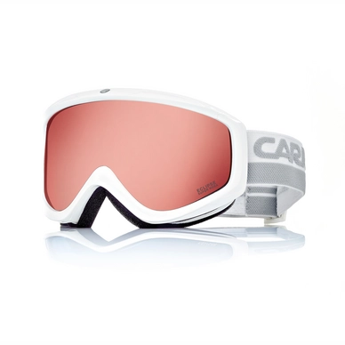 Masque de Ski Carrera Eclipse/US White Shiny Frame/Super Rosa Lens