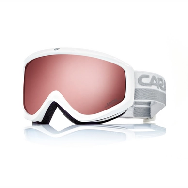 Skibrille Carrera Eclipse / Shiny Weißer Rahmen / Super Rosa Polarisierte Scheibe